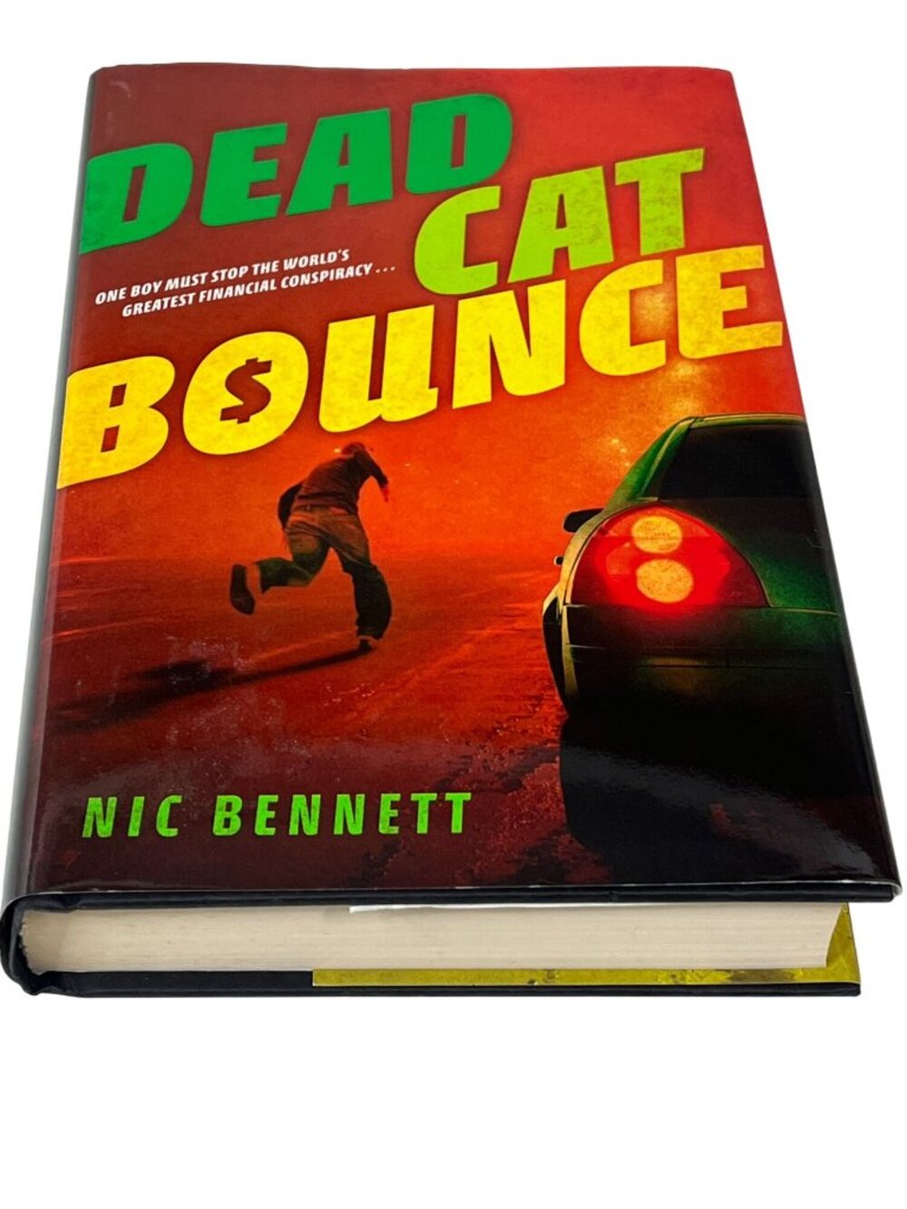 Dead Cat Bounce Nic Bennett Hardcover YA Mystery Thriller Novel